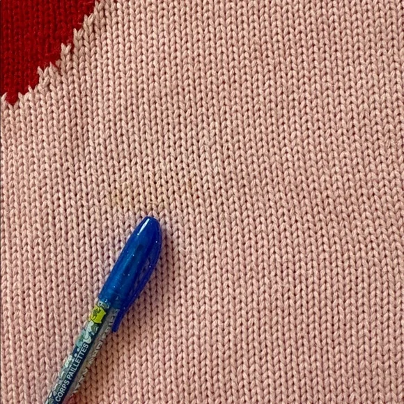 Kerri Rosenthal Pink Heart Knit Sweater - - Picture 6 of 16